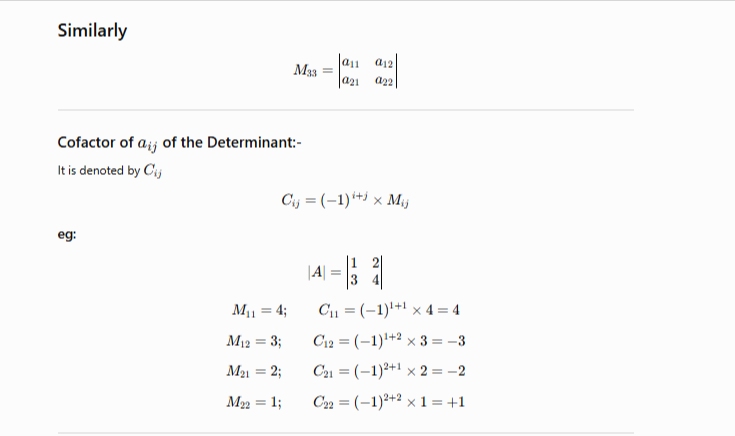 Determinant 01