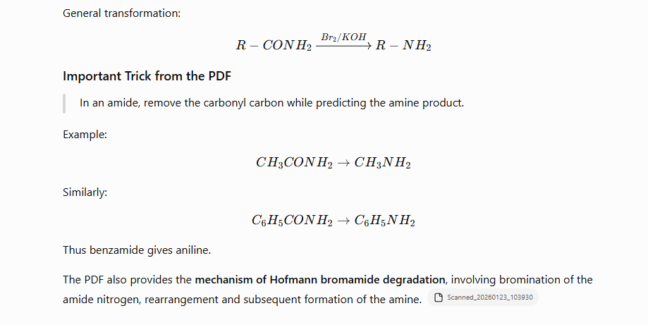 Hofmann Bromamide