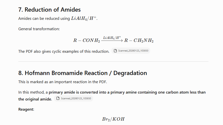 Reduction of Amides