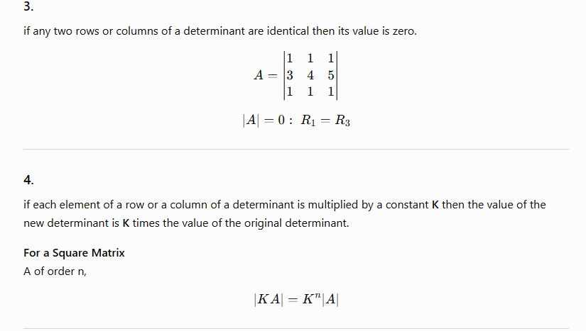 two rows or columns